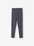 Set van 2 Basics meisjesleggings donkergrijs+kaki+rozenhout+saliegroen - vertbaudet enfant 