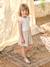 Robe fille effet 2 en 1 beige+écru+indigo+rayé rose+rose pâle - vertbaudet enfant 