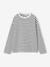 T-shirt manches longues fille bois de rose+écru - vertbaudet enfant 