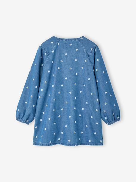 Tablier fille personnalisable bleu jean - vertbaudet enfant 