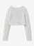 Korte bolero met knopen wit - vertbaudet enfant 