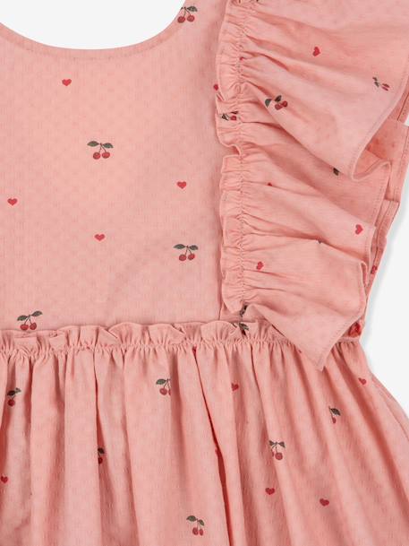 Robe Evia à volants rose - vertbaudet enfant 