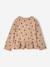Blouse manches longues fille bois de rose+taupe - vertbaudet enfant 