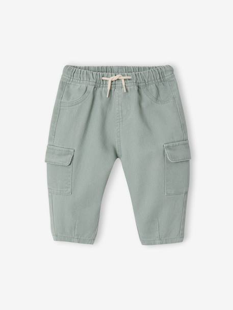 Ballonbroek babyjongen saliegroen - vertbaudet enfant 