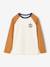 T-shirt manches longues garçon bordeaux+ocre+vert sauge - vertbaudet enfant 