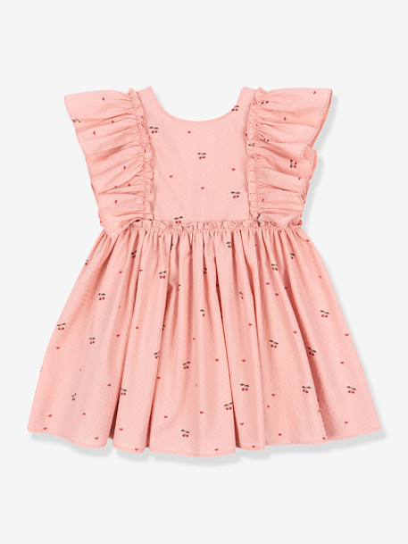 Robe Evia à volants rose - vertbaudet enfant 