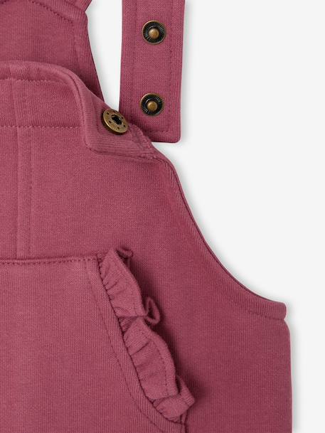 Tuinbroek voor babymeisjes framboos - vertbaudet enfant 