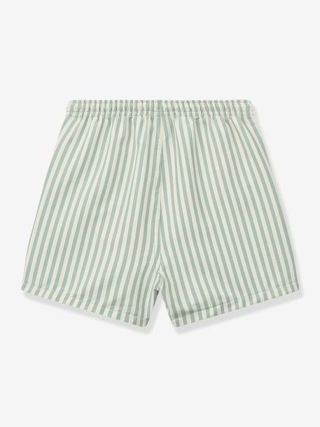Maillot de bain short Duke Stripe vert - vertbaudet enfant 