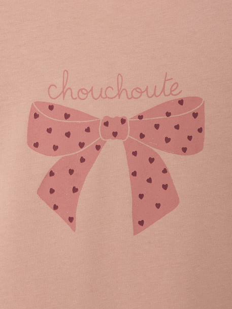 Set van 3 T-shirts Basics baby met lange mouwen oudroze+roze (poederkleur) - vertbaudet enfant 