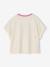 T-shirt manches courtes fille écru - vertbaudet enfant 