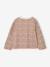 Meisjesshirt met fleece, lange mouwen rouge+vanille - vertbaudet enfant 