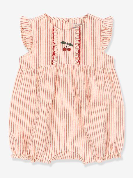 Barboteuse Ellie Frill rose - vertbaudet enfant 