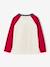 T-shirt manches longues garçon bordeaux+ocre+vert sauge - vertbaudet enfant 