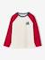 T-shirt manches longues garçon bordeaux+ocre+vert sauge - vertbaudet enfant 