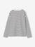 T-shirt manches longues fille bois de rose+écru - vertbaudet enfant 