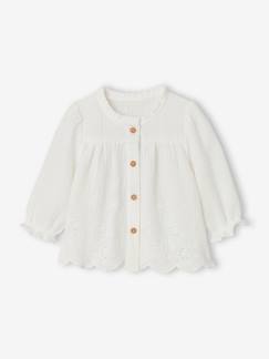 -Geborduurde babyblouse