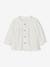 Geborduurde babyblouse ecru+okergeel - vertbaudet enfant 