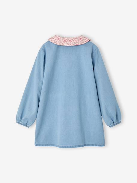 Tablier fille personnalisable bleu jean - vertbaudet enfant 
