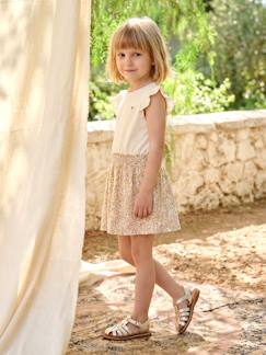 -Robe fille effet 2 en 1 