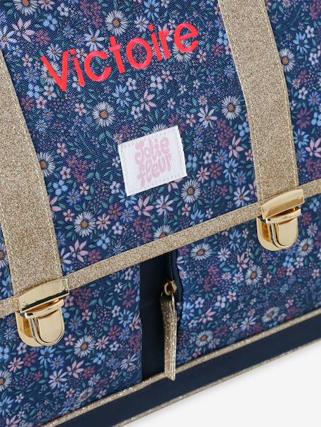 Polyester boekentas Iris voor meisjes donkerblauw - vertbaudet enfant 