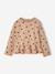 Blouse manches longues fille bois de rose+taupe - vertbaudet enfant 