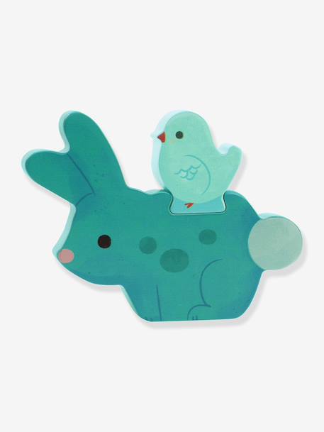 Houten puzzel DJECO groen - vertbaudet enfant 