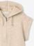 Mouwloos vest met capuchon beige - vertbaudet enfant 