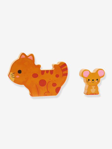 Houten puzzel DJECO groen - vertbaudet enfant 