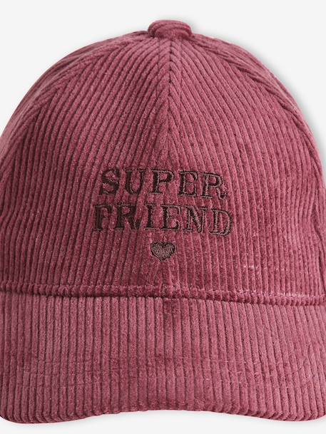 Meisjespet van katoen Friends pruim - vertbaudet enfant 