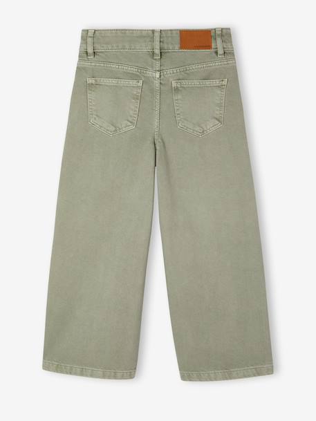Pantalon fille large MorphogiK medium corail+kaki+vert de gris+vieux rose - vertbaudet enfant 