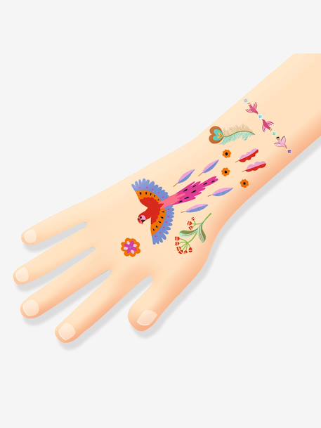 DJECO kindertattoos met veren paars - vertbaudet enfant 
