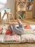 Tapis d'éveil moelleux et ludique beige+écru+noir+orange+rouge - vertbaudet enfant 