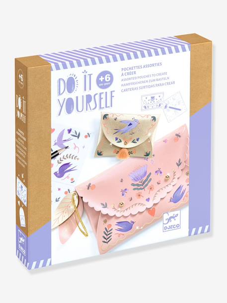 DIY-zakjes om zelf te maken, vanaf 6 jaar paars - vertbaudet enfant 