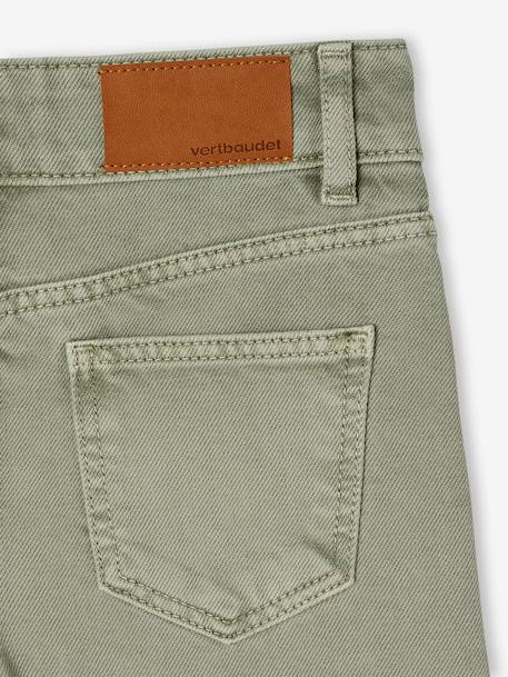 Pantalon fille large MorphogiK medium corail+kaki+vert de gris+vieux rose - vertbaudet enfant 