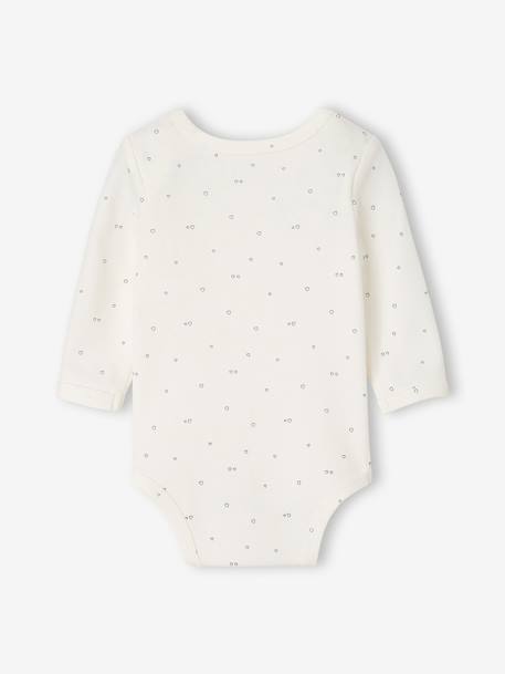 Lot de 3 bodies manches longues bébé fille rose pâle - vertbaudet enfant 