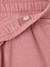 Jogging fille Basics long cordon marine+vieux rose - vertbaudet enfant 