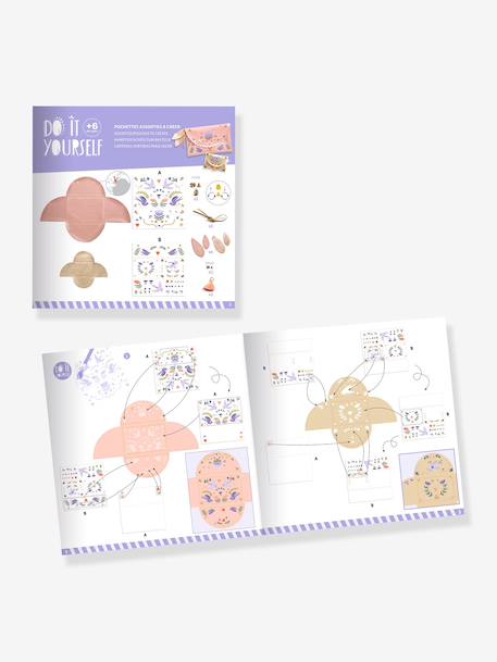 DIY-zakjes om zelf te maken, vanaf 6 jaar paars - vertbaudet enfant 