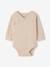 Set van 3 babyrompers met lange mouwen cappuccino - vertbaudet enfant 