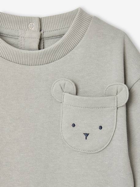 Sweatshirt en broek babyset ijsblauw - vertbaudet enfant 