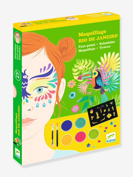 Schminkset Rio de Janeiro DJECO meerkleurig - vertbaudet enfant 