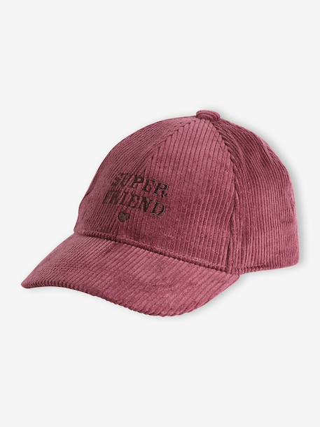 Casquette fille en coton Friends prune - vertbaudet enfant 