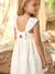 Robe fille broderie anglaise coton blanc - vertbaudet enfant 
