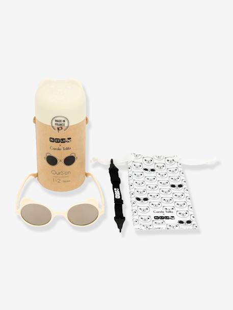 Lunettes Ourson 2-4 ans Ki ET LA BEIGE MOYEN UNI+VERT CLAIR UNI AVEC DECOR - vertbaudet enfant 