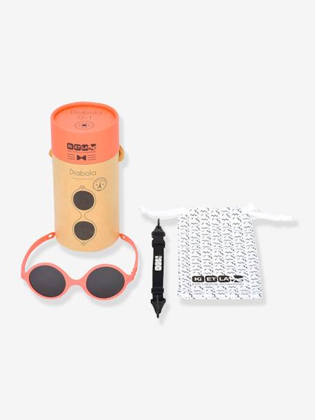 Lunettes Diabola 0-1 an Ki ET LA NOIR FONCE UNI+ORANGE CLAIR UNI+ROSE CLAIR UNI - vertbaudet enfant 