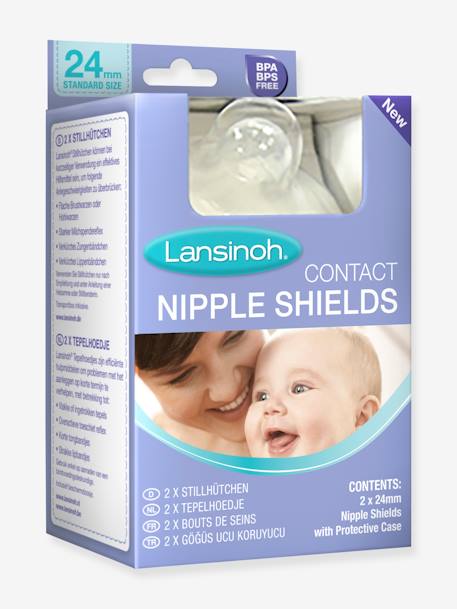 Bouts de Sein x 2 + Etui de protection inclus BLANC - vertbaudet enfant 