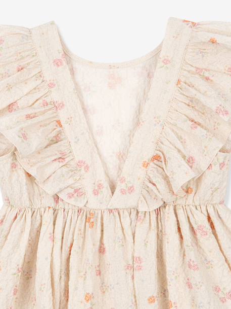 Jurk ELIN KONGES beige - vertbaudet enfant 