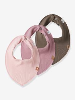 -Lot de 3 bavoirs pour bébé fille NBFYVETTE NAME IT, forme triangulaire