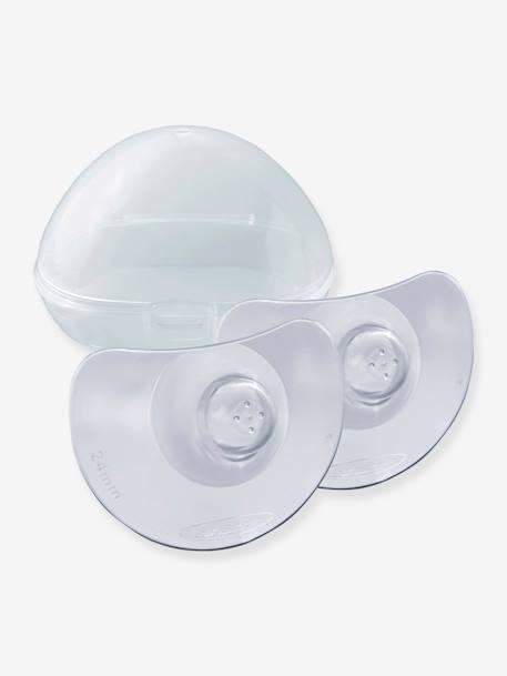 Bouts de Sein x 2 + Etui de protection inclus BLANC - vertbaudet enfant 