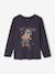 T-shirt manches longues garçon blanc chiné+bordeaux+gris ardoise - vertbaudet enfant 