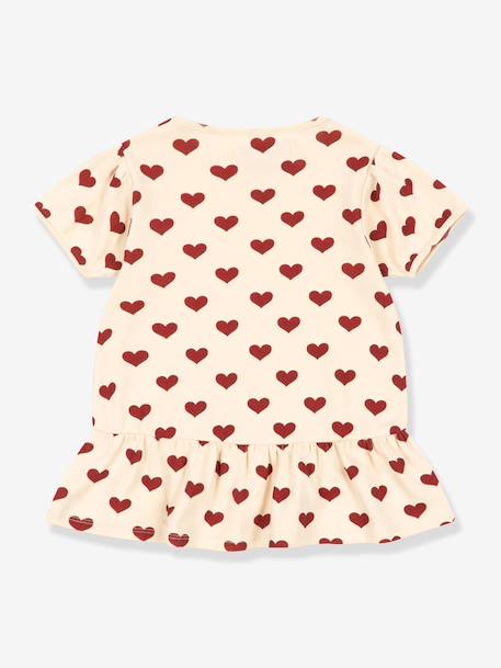 T-shirt bas volant rouge - vertbaudet enfant 